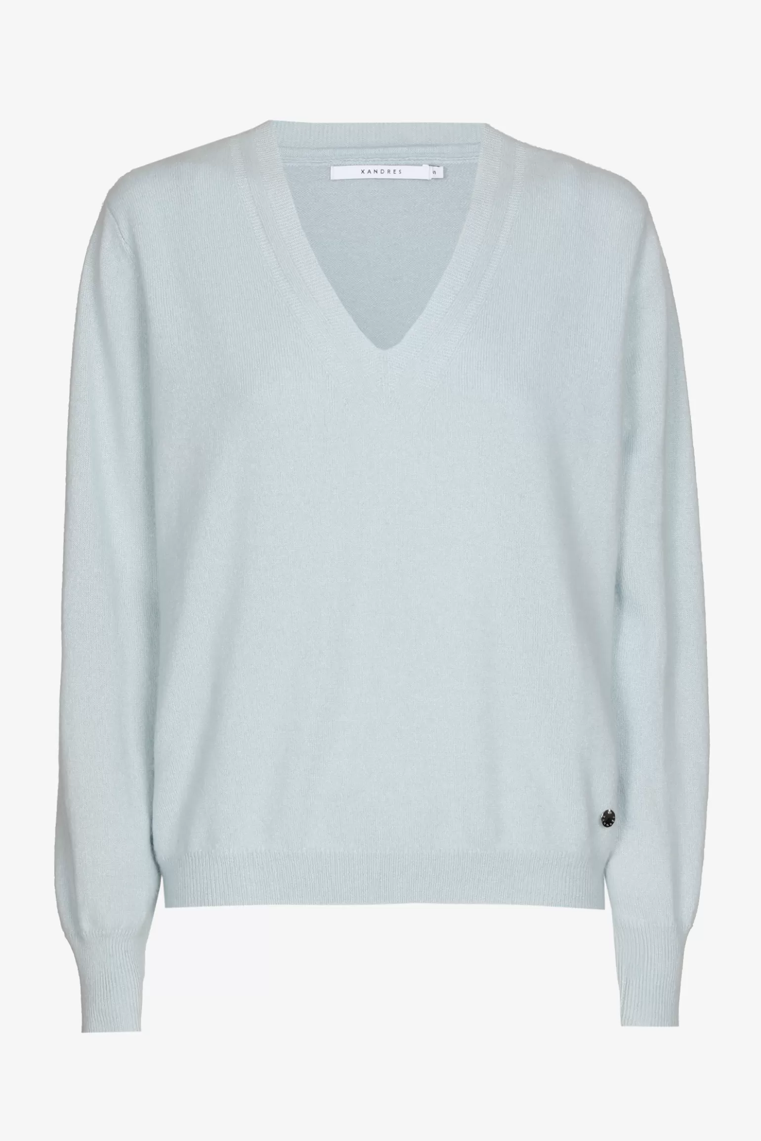 Kasjmieren pull met V-hals-Xandres Best Sale