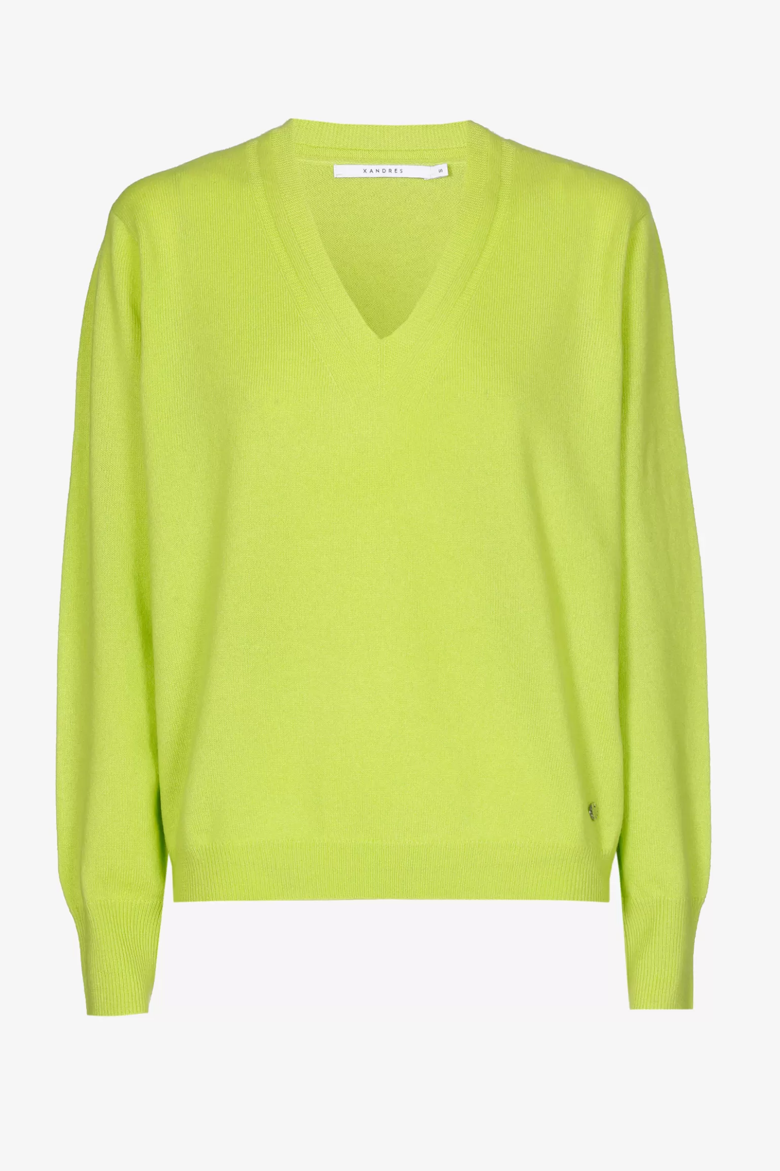 Kasjmieren pull met V-hals-Xandres Clearance
