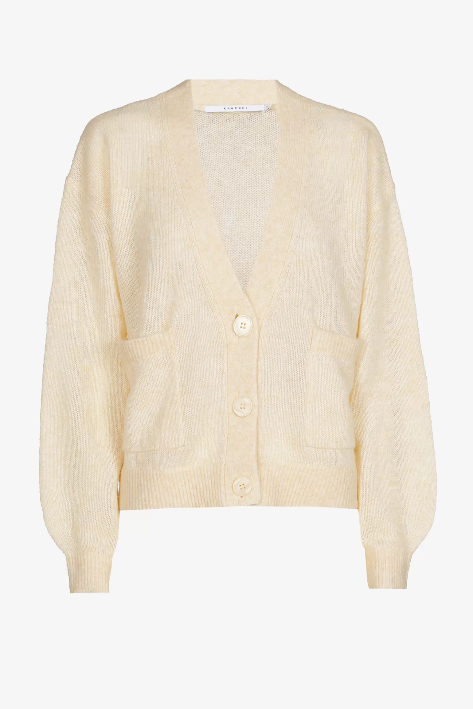 Korte gilet met V-hals-Xandres Shop
