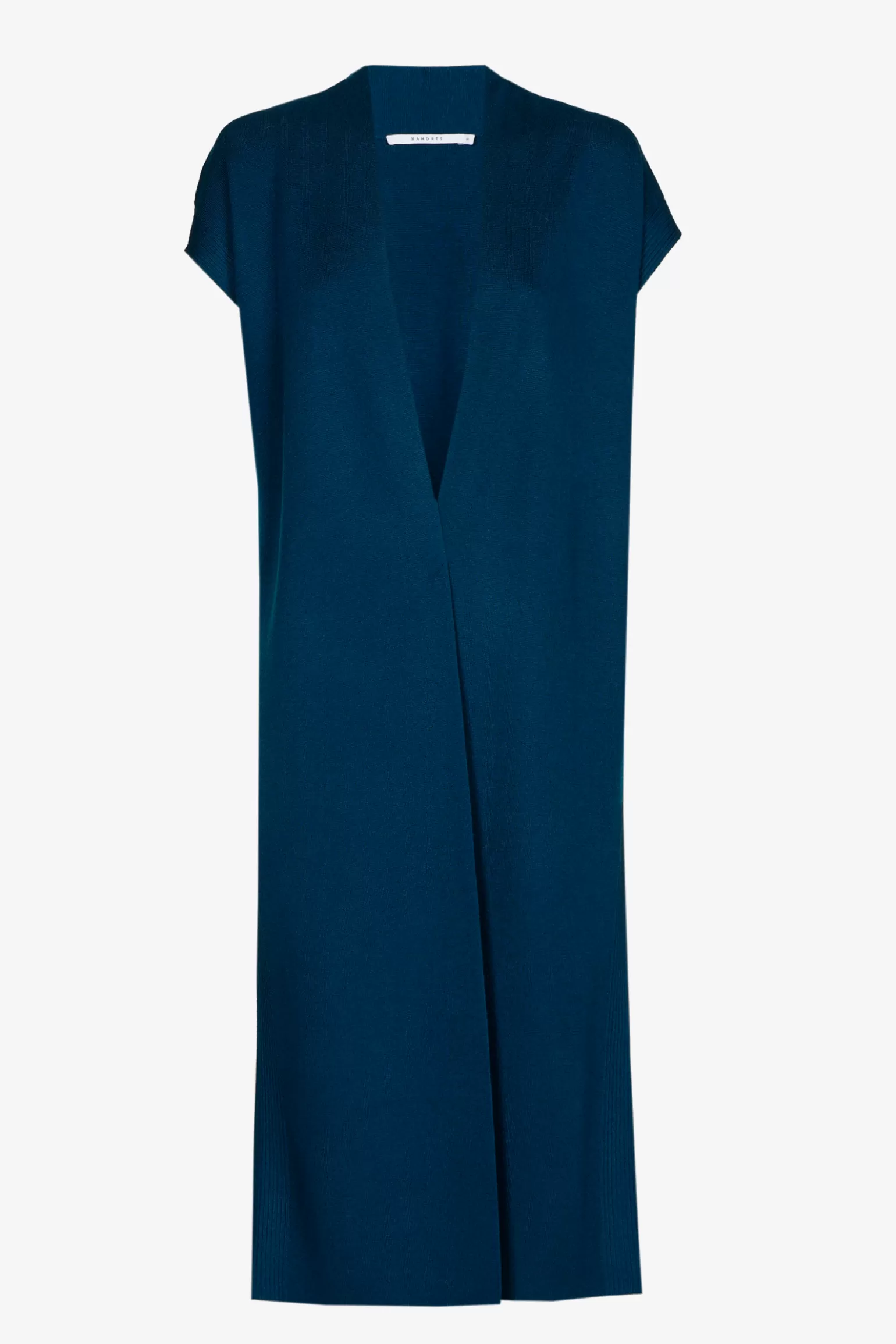 Lange gebreide gilet-Xandres Cheap