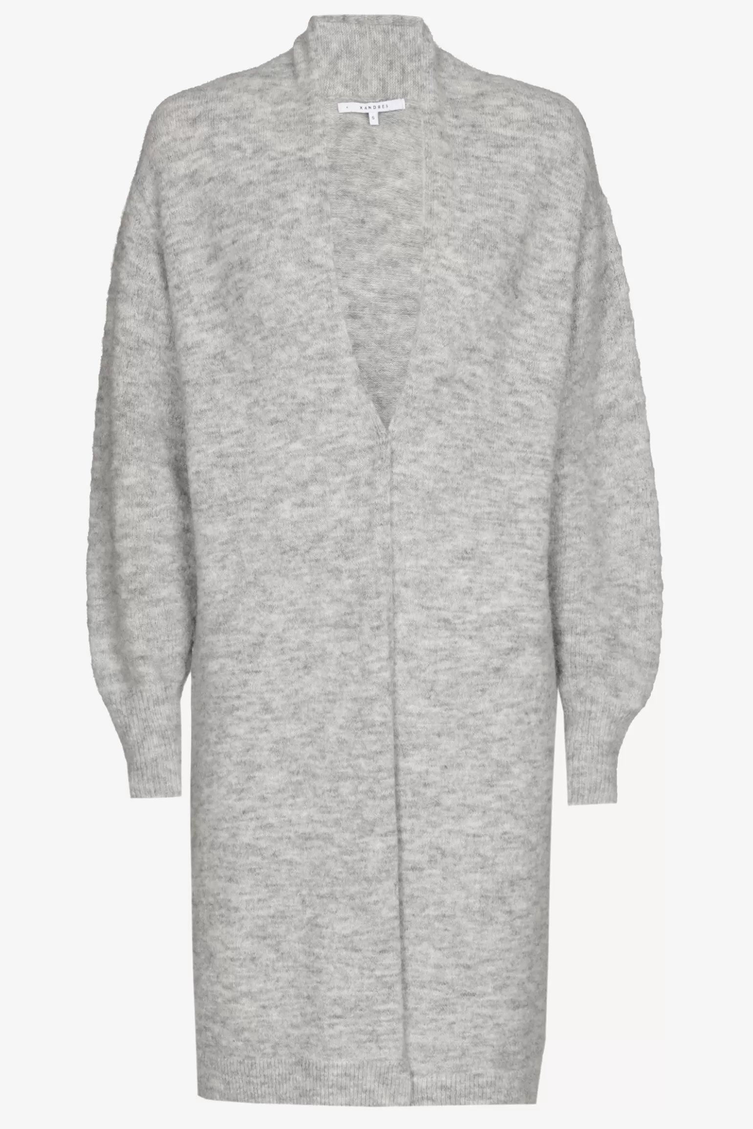 Lange gilet van alpacawol-Xandres Best