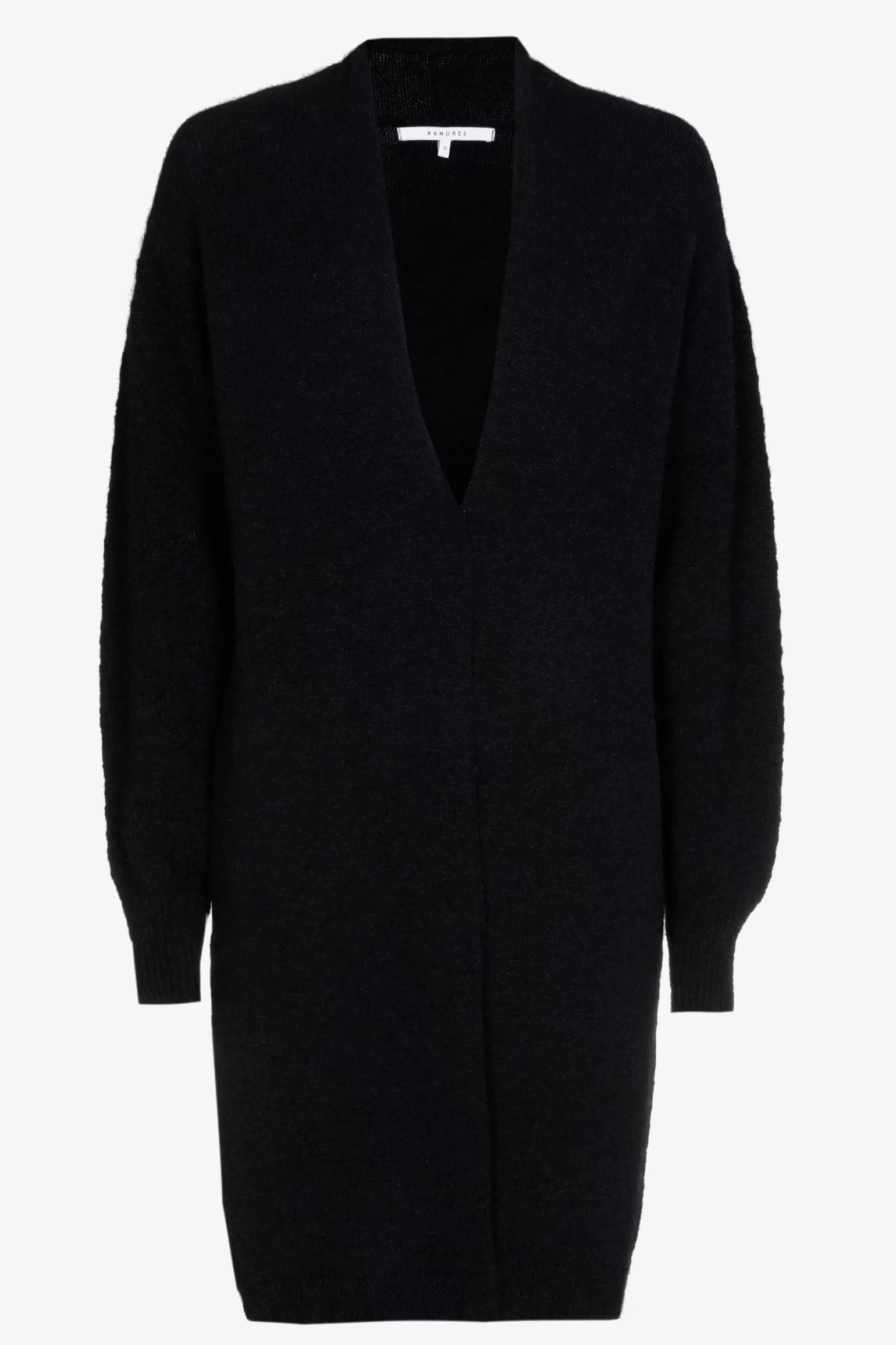 Lange gilet van alpacawol-Xandres Fashion