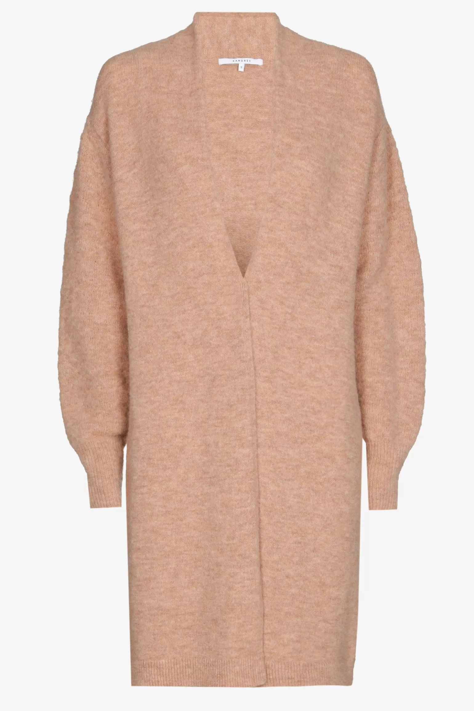 Lange gilet van alpacawol-Xandres Fashion