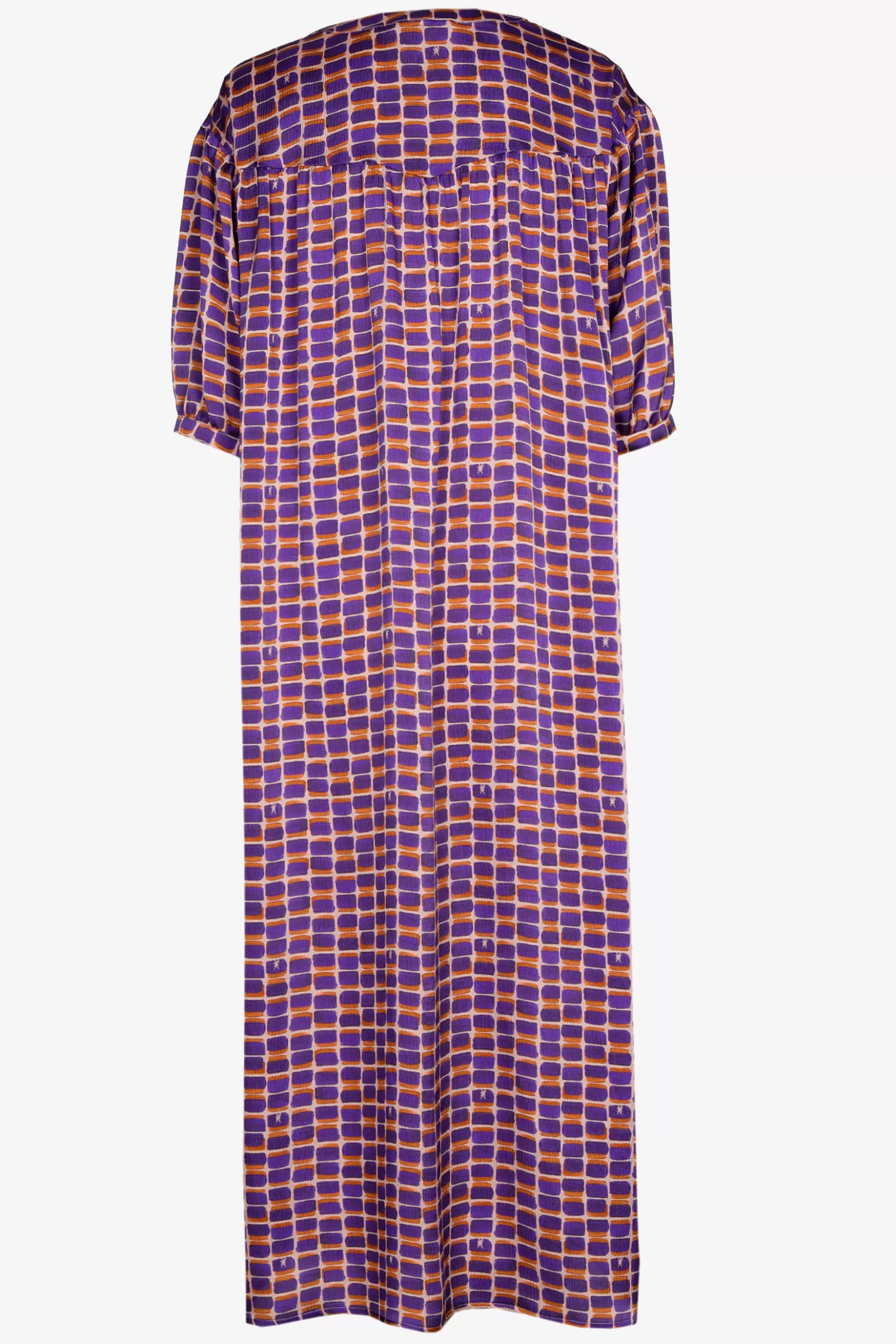 Lange jurk met logoprint-Xandres Store