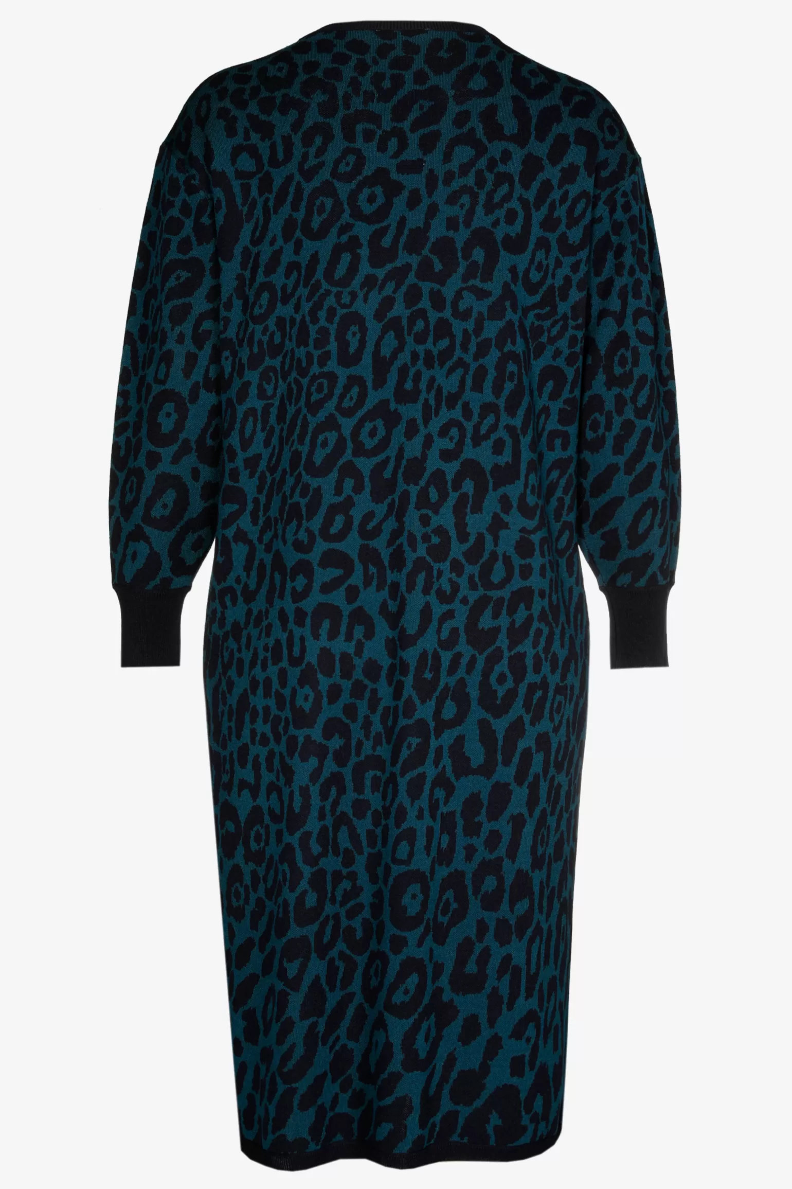 Lange jurk met luipaardprint-Xandres Cheap