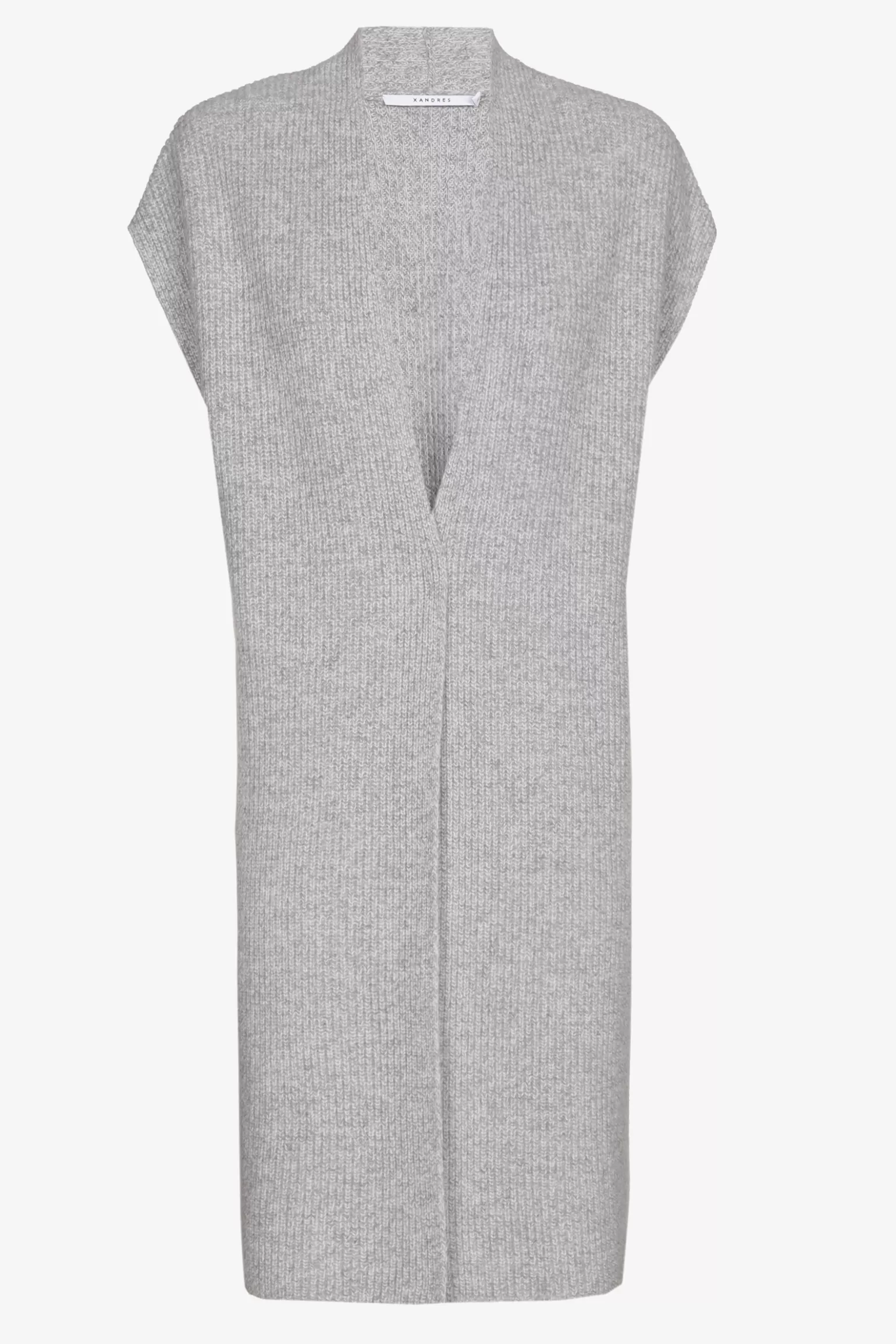 Lange mouwloze cardigan-Xandres Outlet
