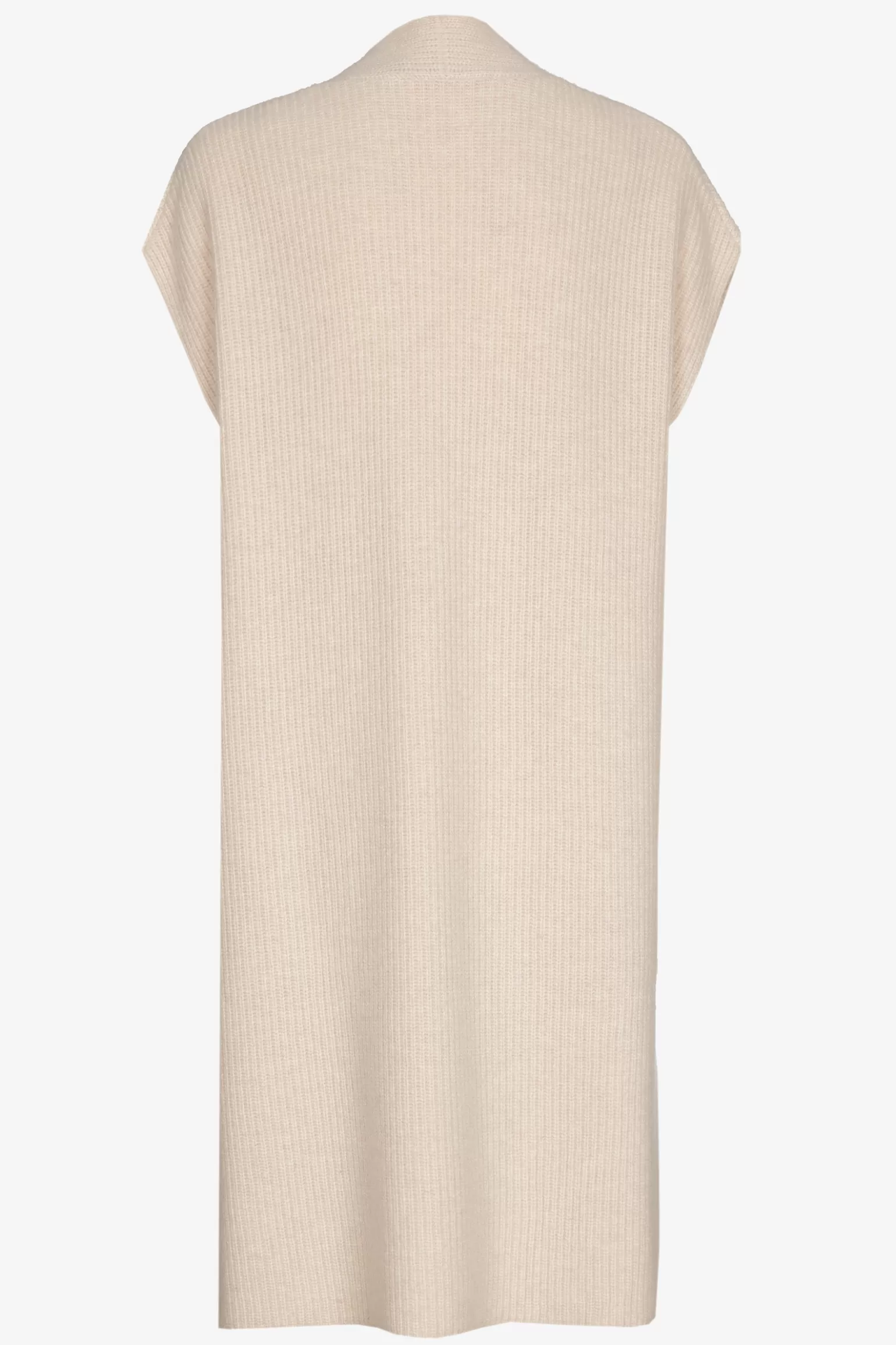 Lange mouwloze cardigan-Xandres Cheap