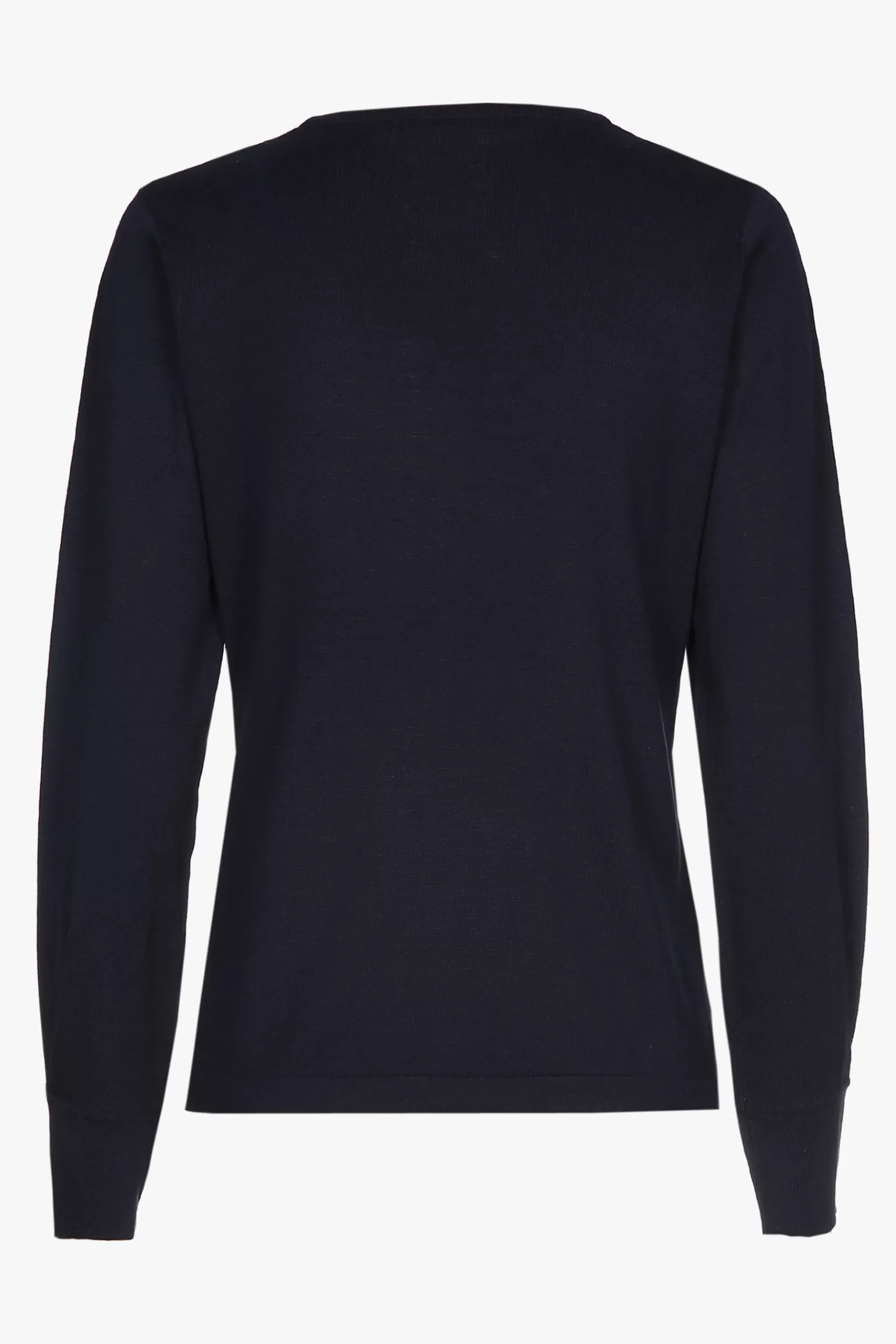 blauw zijden truitje met lange mouwen-Xandres Shop