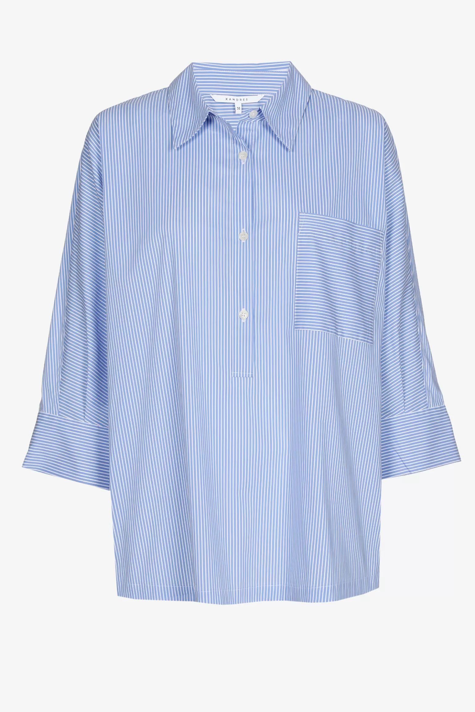Oversized gestreept hemd-Xandres New