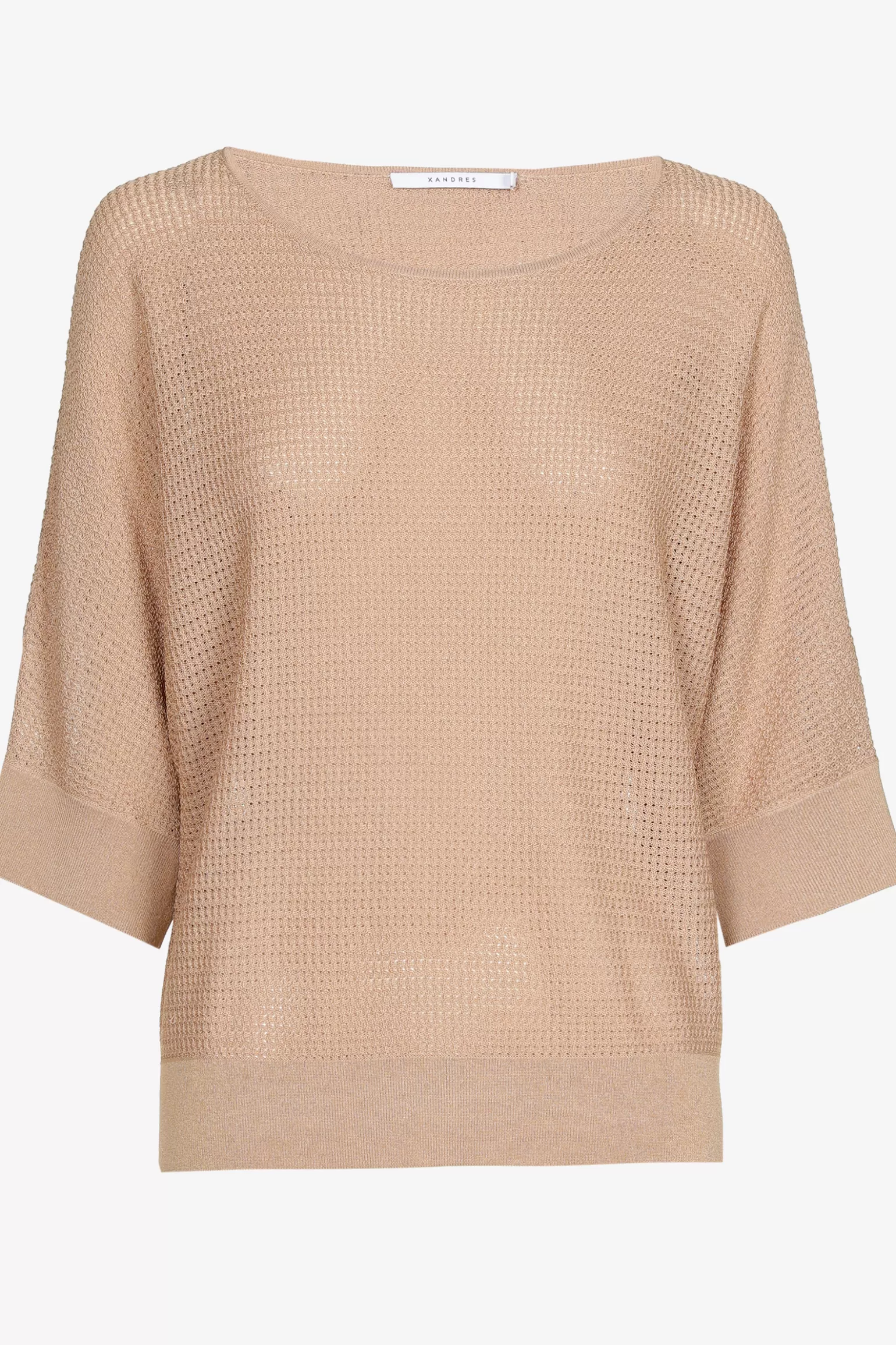 Pull met halflange mouwen-Xandres Shop