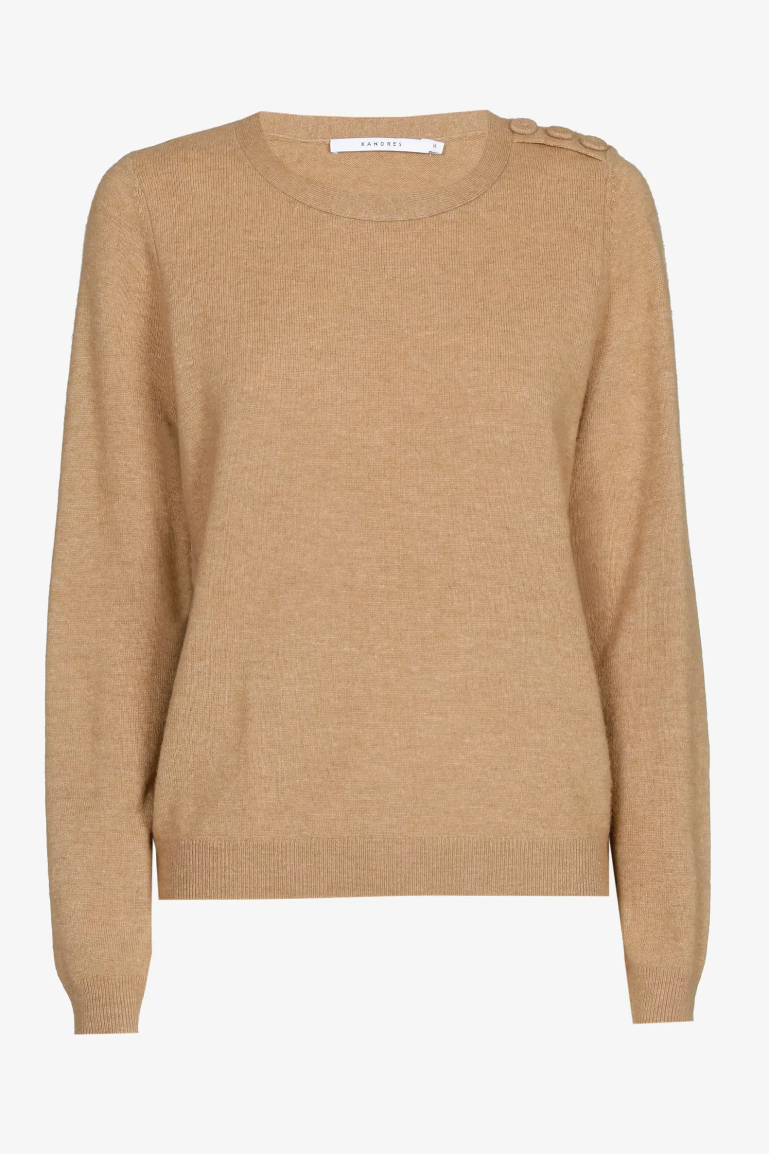 Pull met knopen op schouder-Xandres Discount