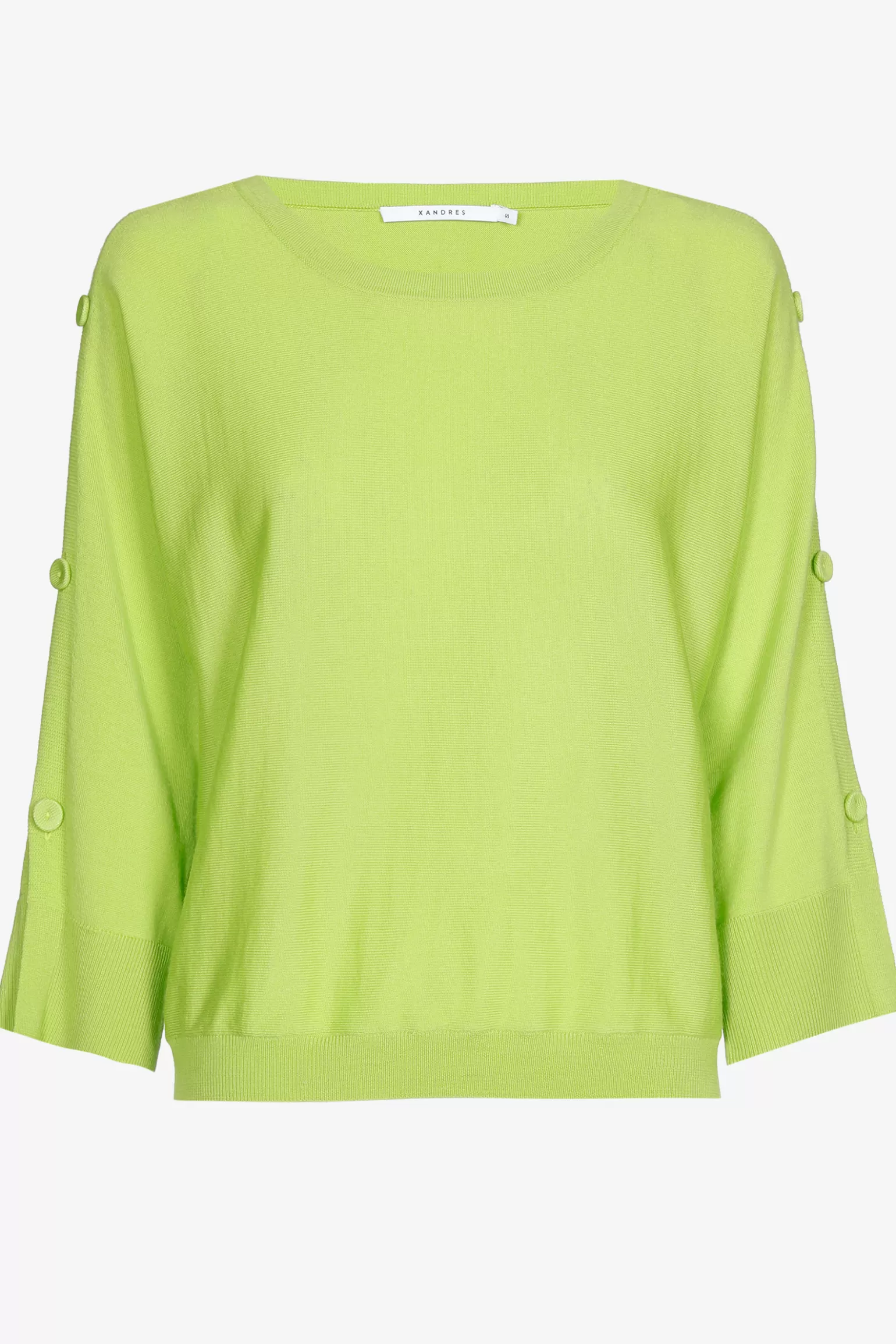 Pull met knopen van merinowol-Xandres Discount