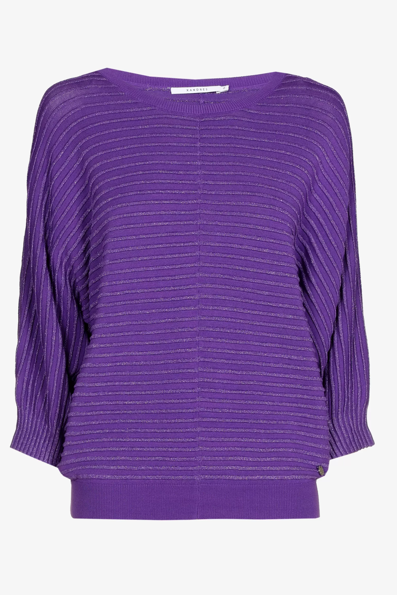 Pull met lurex en fantasiesteek-Xandres Store