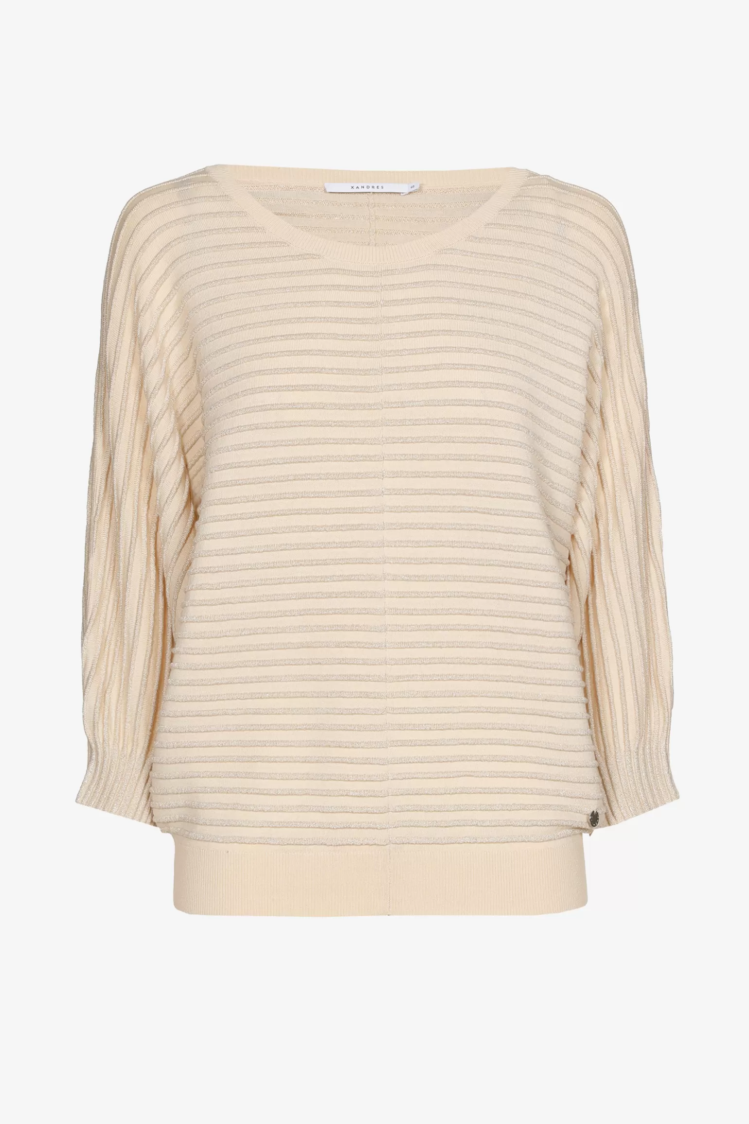 Pull met lurex en fantasiesteek-Xandres New