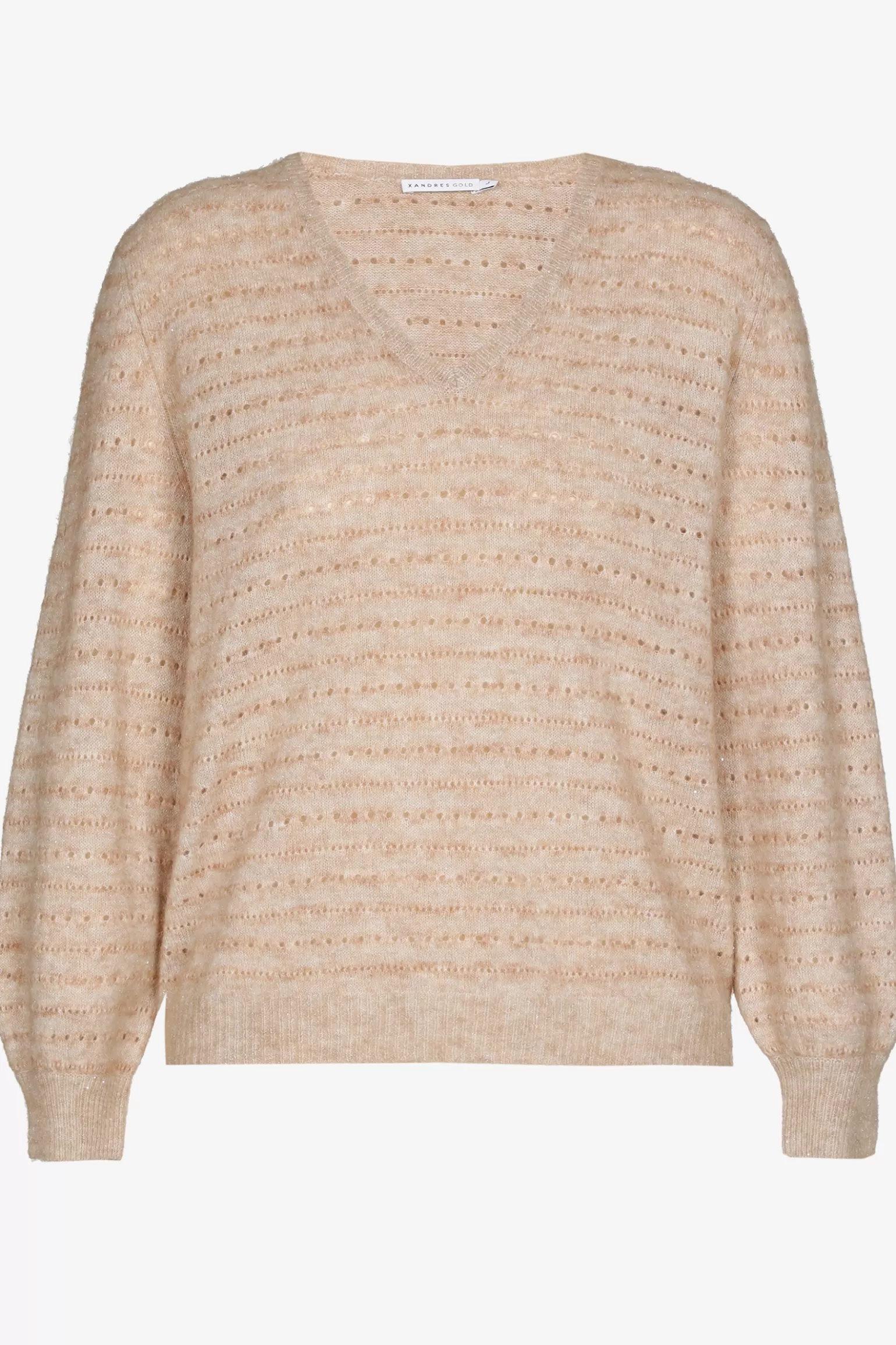 Pull van wolmix met lurex-Xandres Discount
