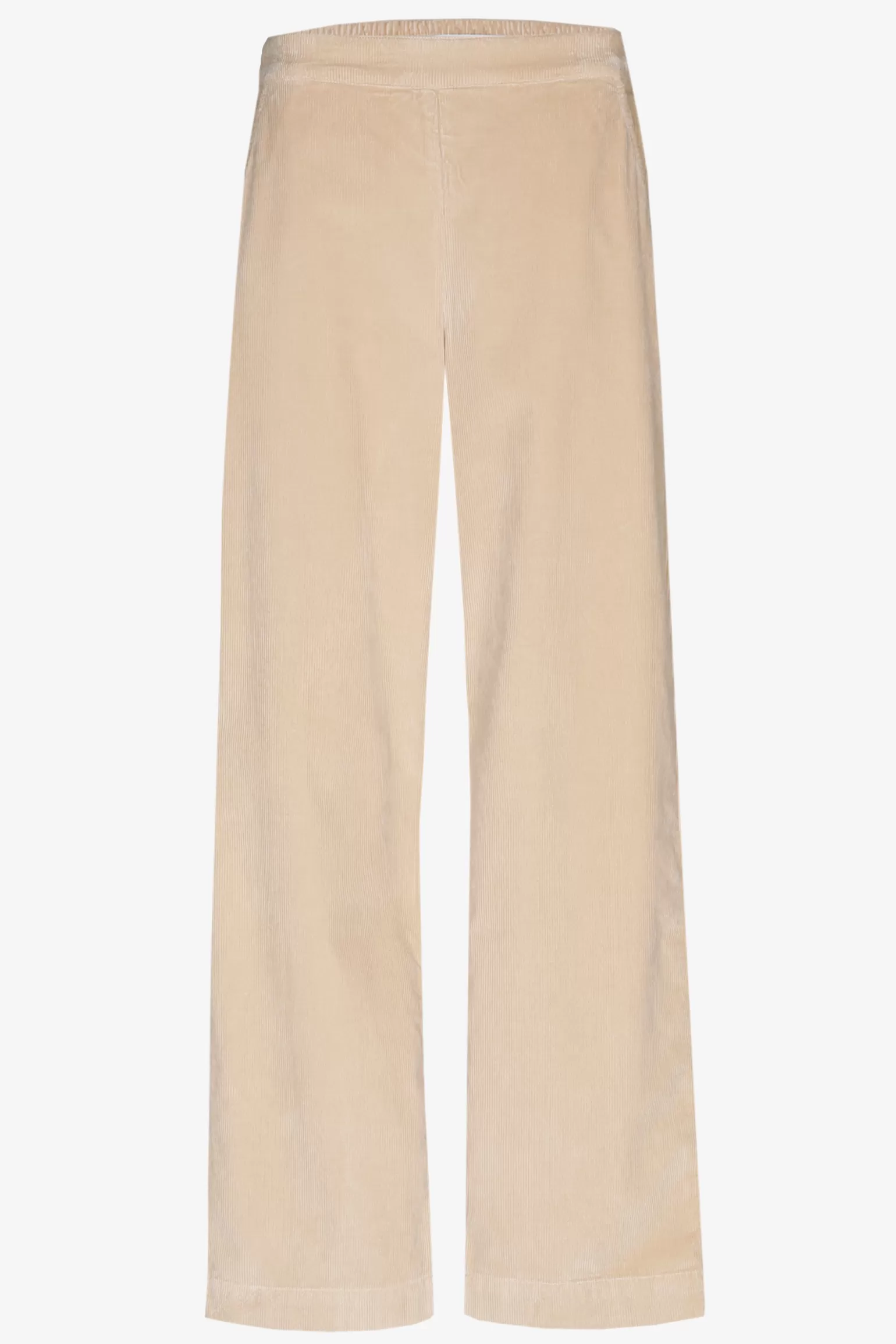 Ribfluwelen broek met stretch-Xandres Online