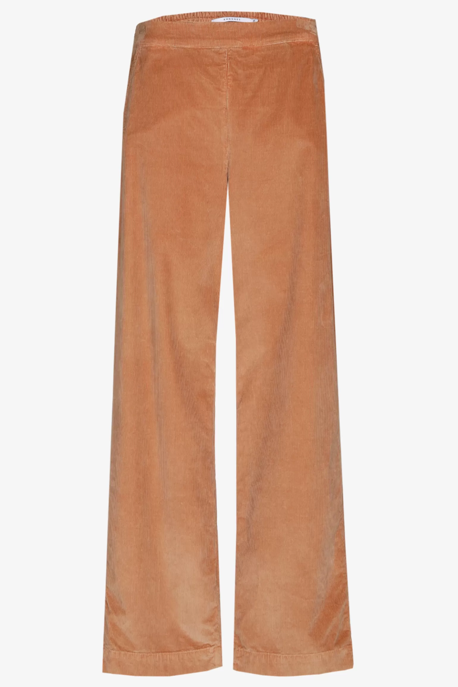 Ribfluwelen broek met stretch-Xandres Clearance