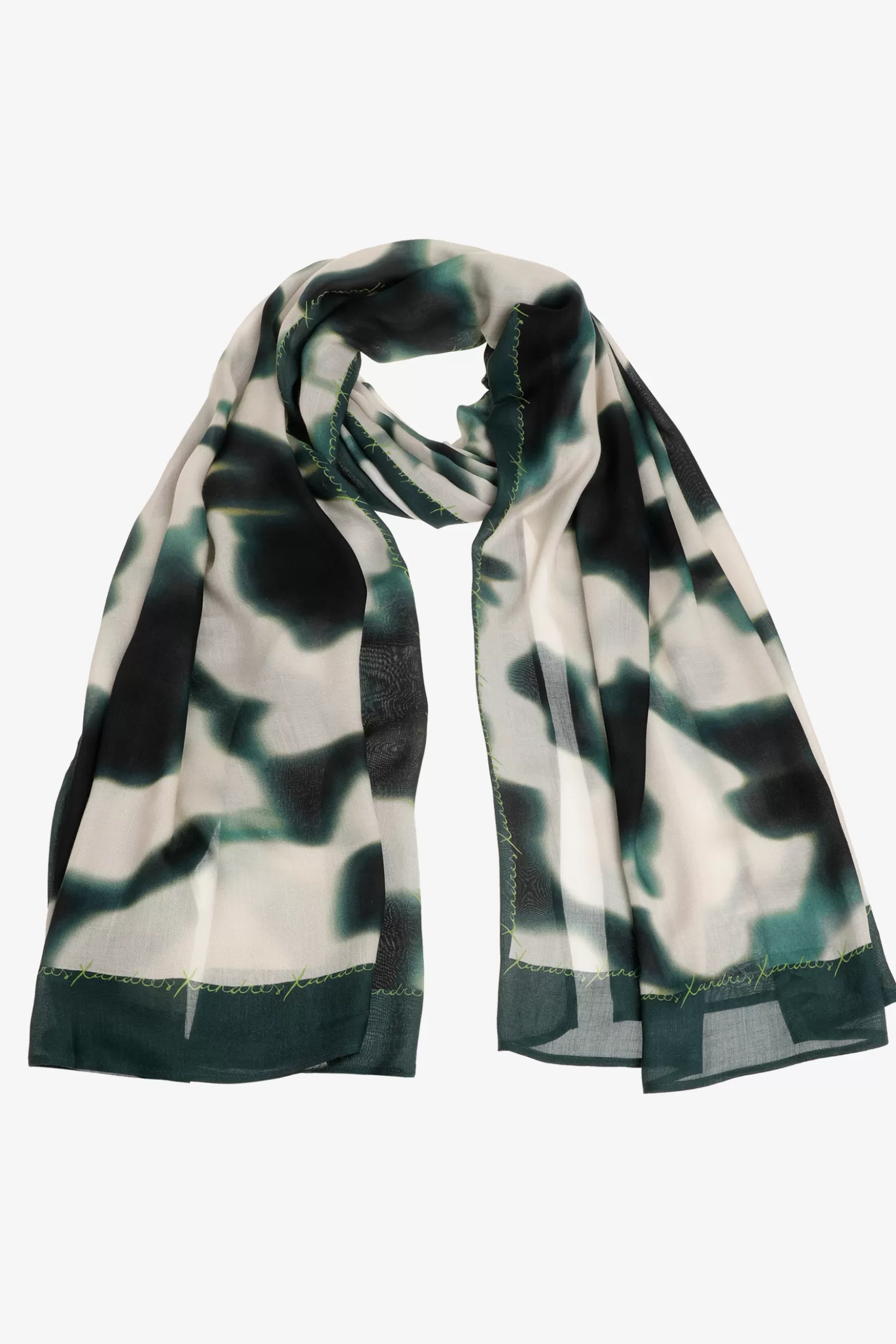 Sjaal met grafische print-Xandres Online