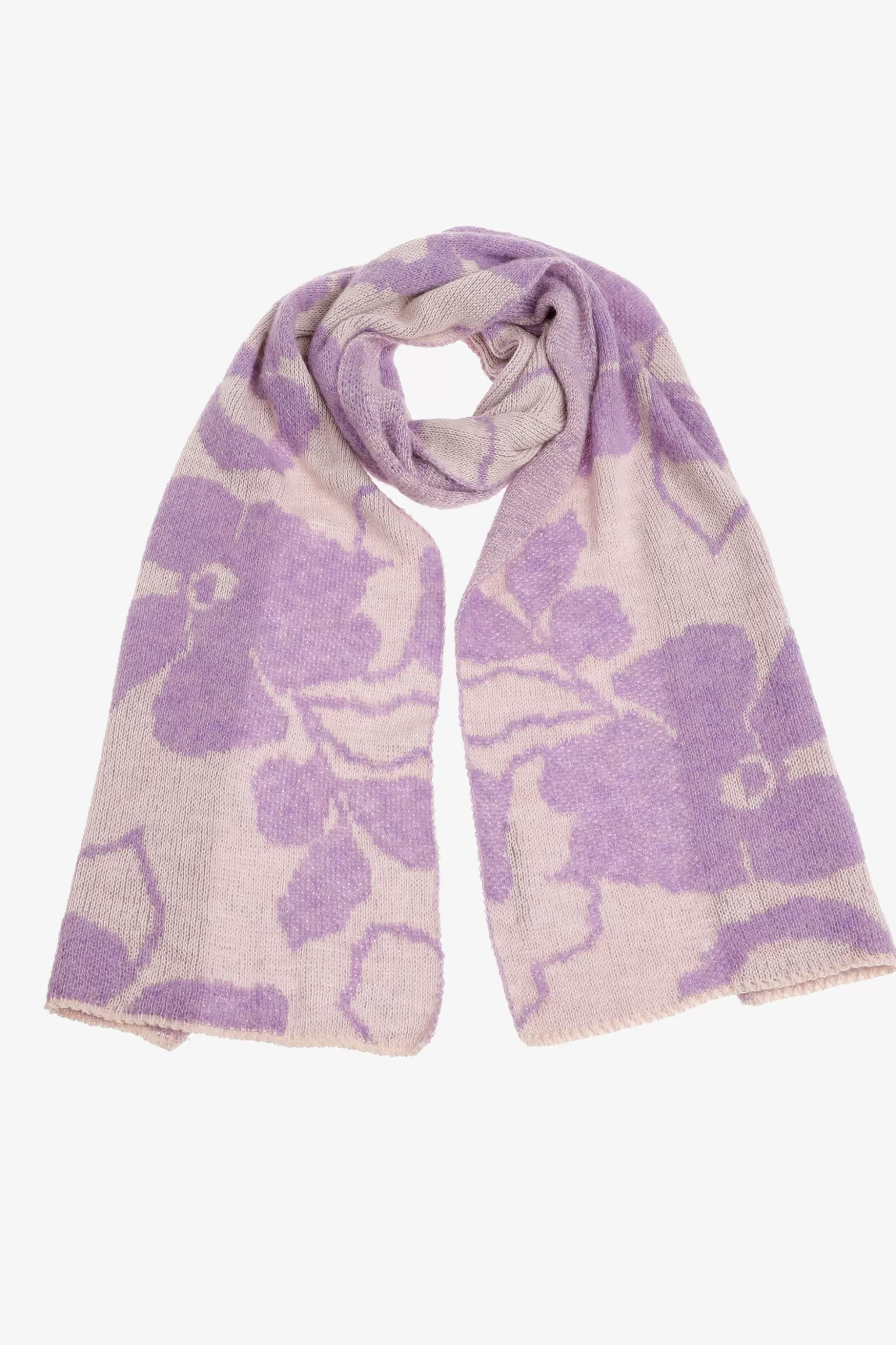 Sjaal met jacquard knit-Xandres Fashion