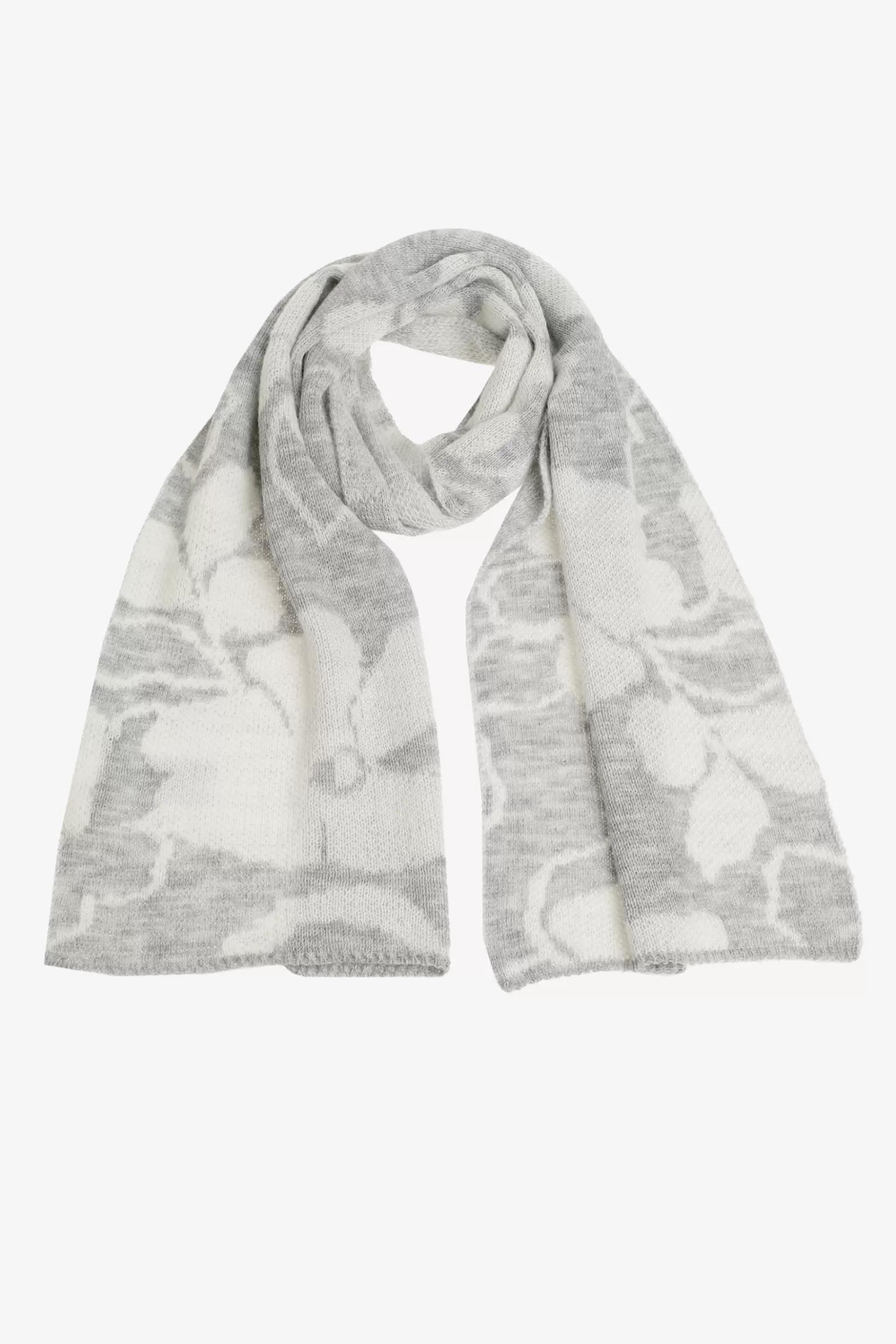 Sjaal met jacquard knit-Xandres Flash Sale