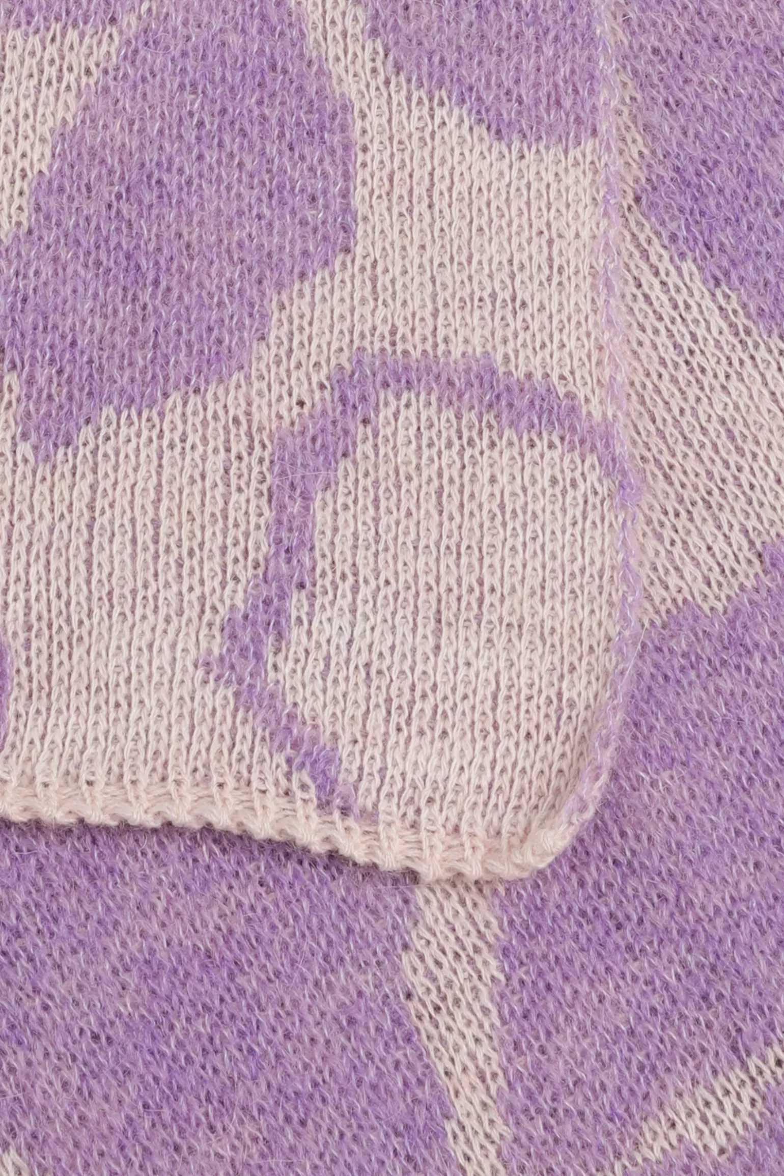 Sjaal met jacquard knit-Xandres Fashion