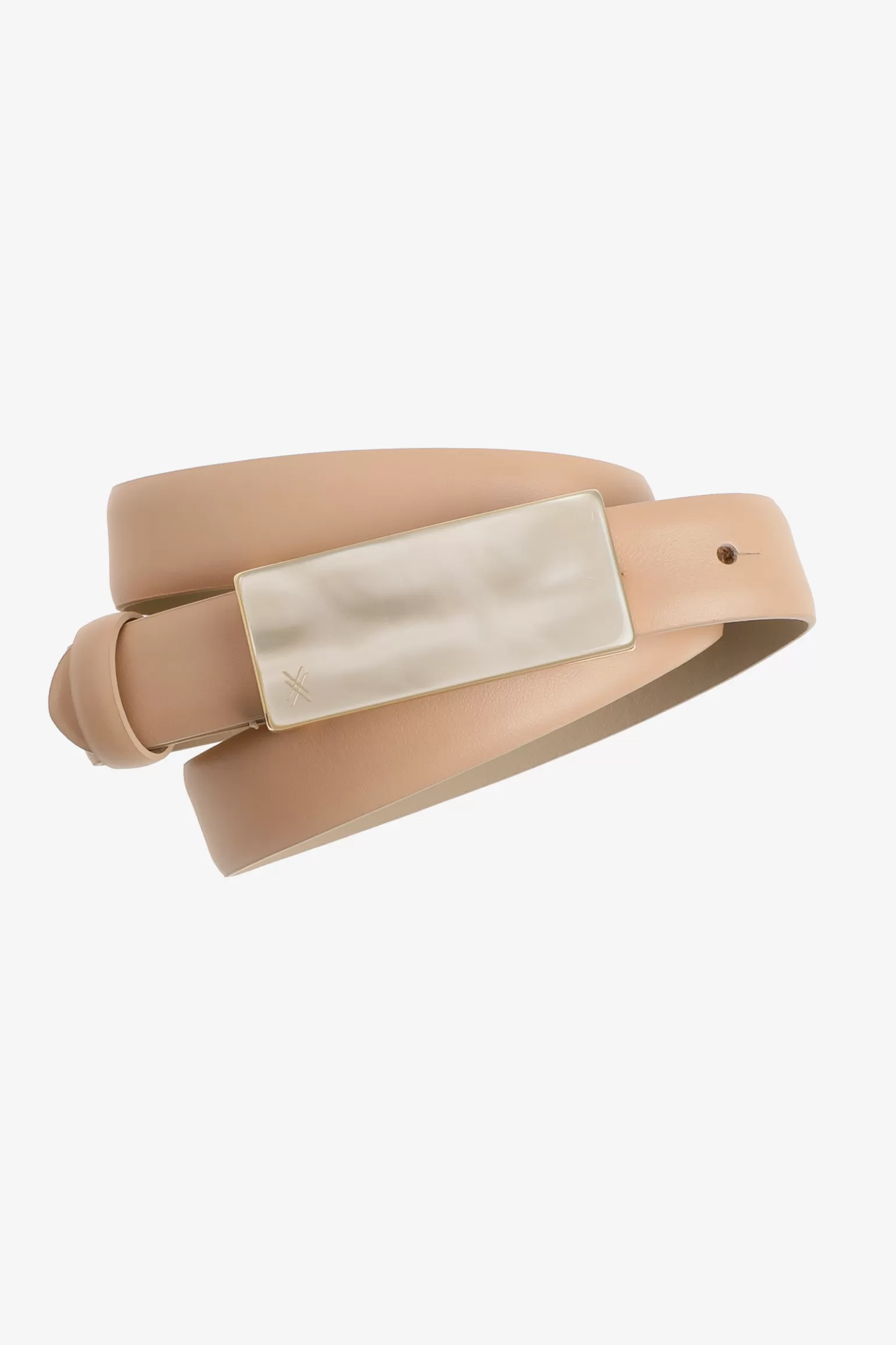 Smalle lederen riem-Xandres Sale