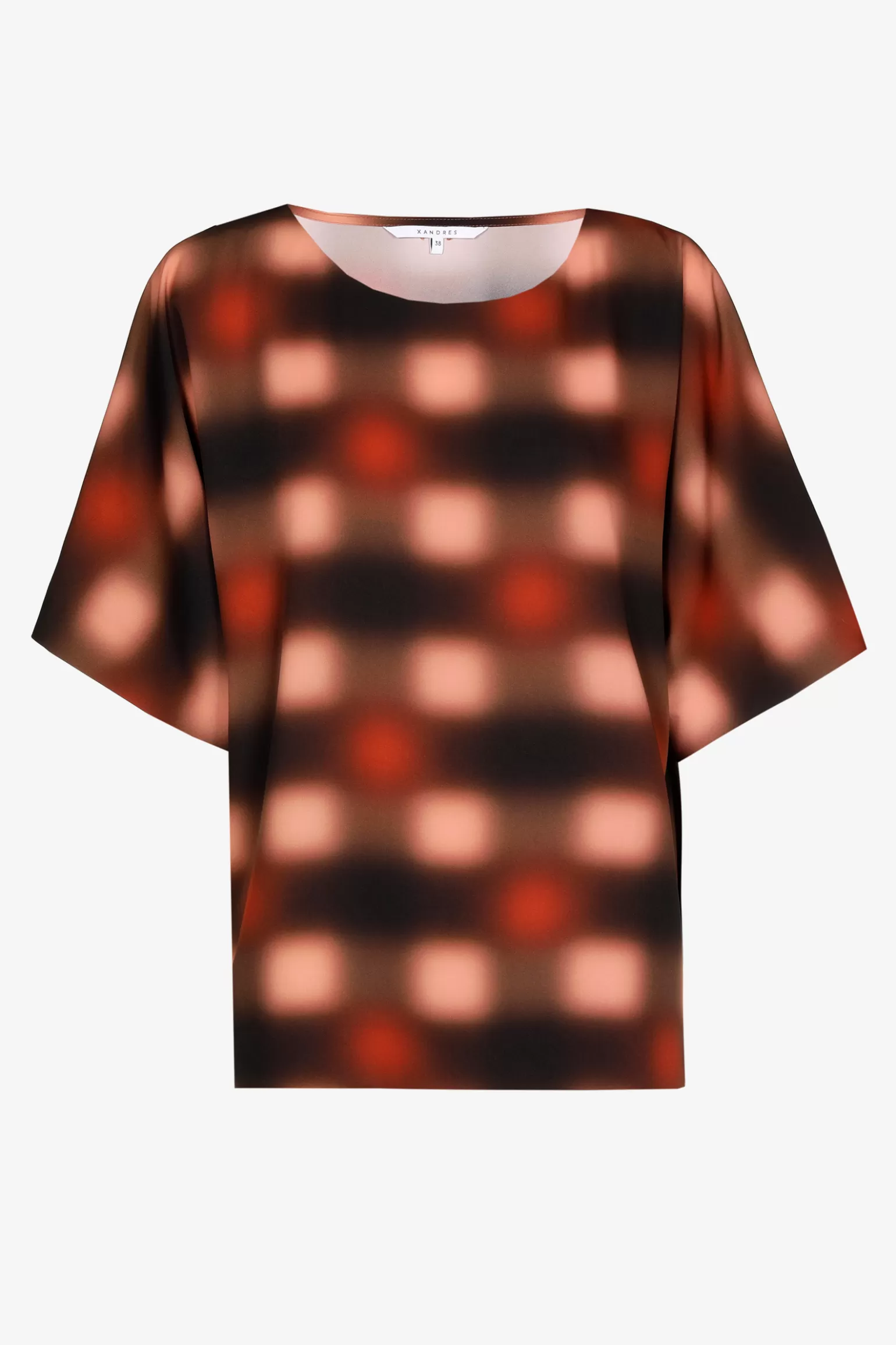 Top met blurred print-Xandres Clearance