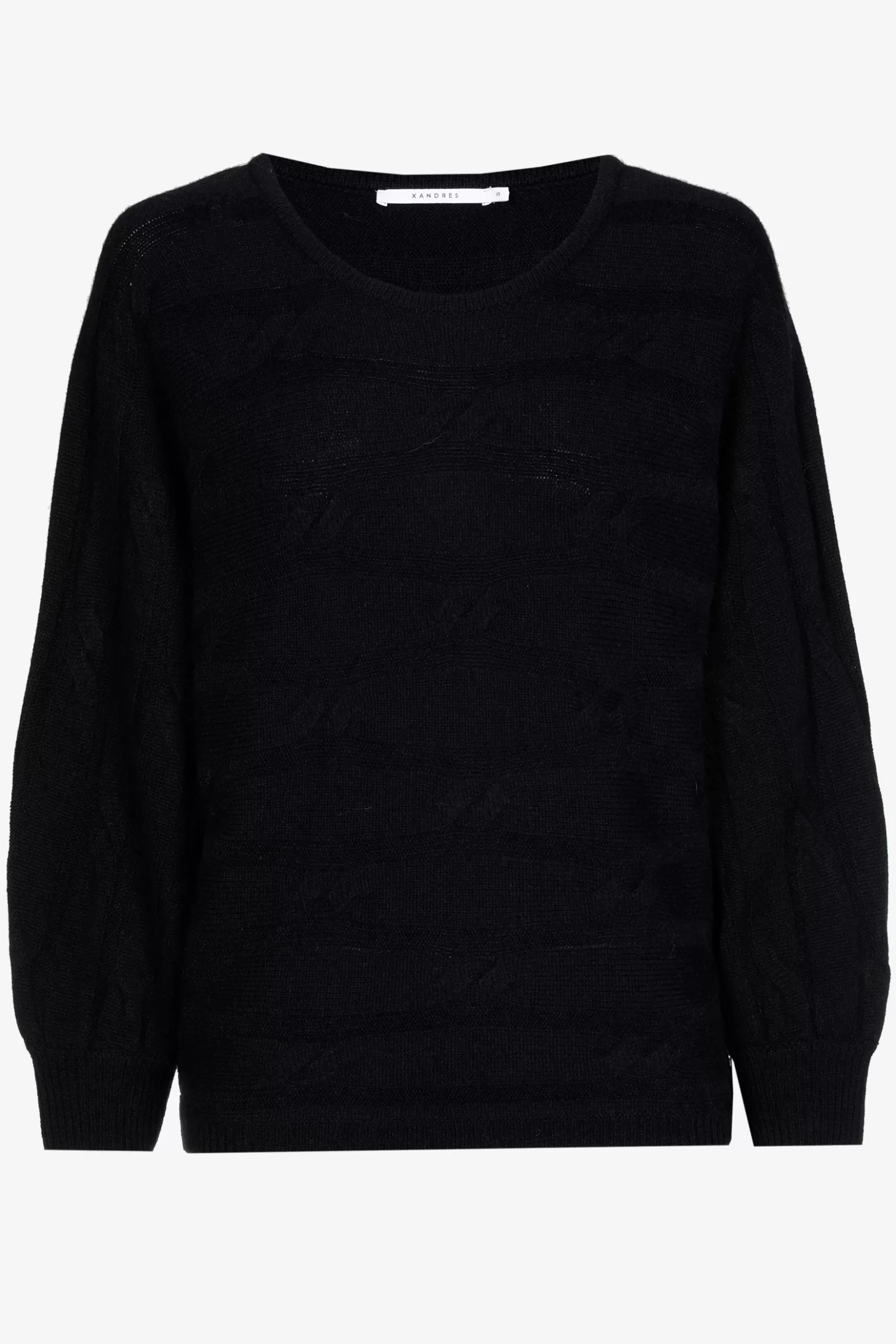 Trui met horizontale kabelsteek-Xandres Cheap