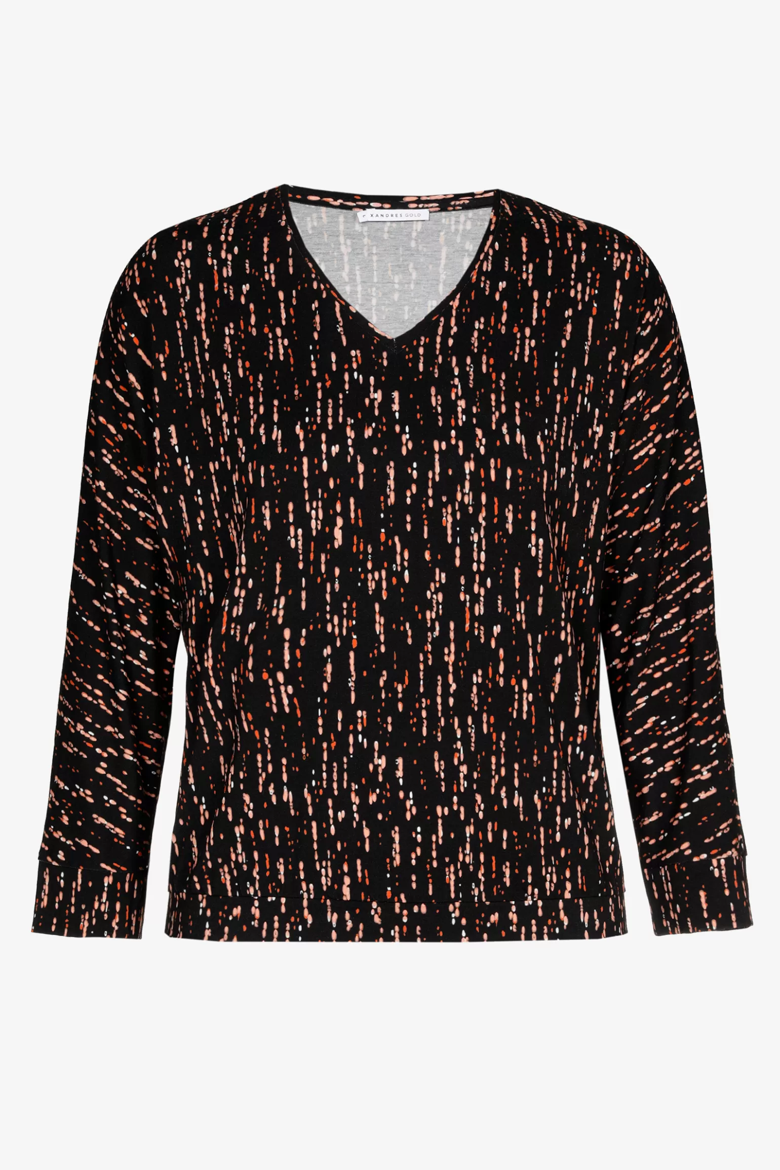 T-shirt met kleurrijke print-Xandres Clearance