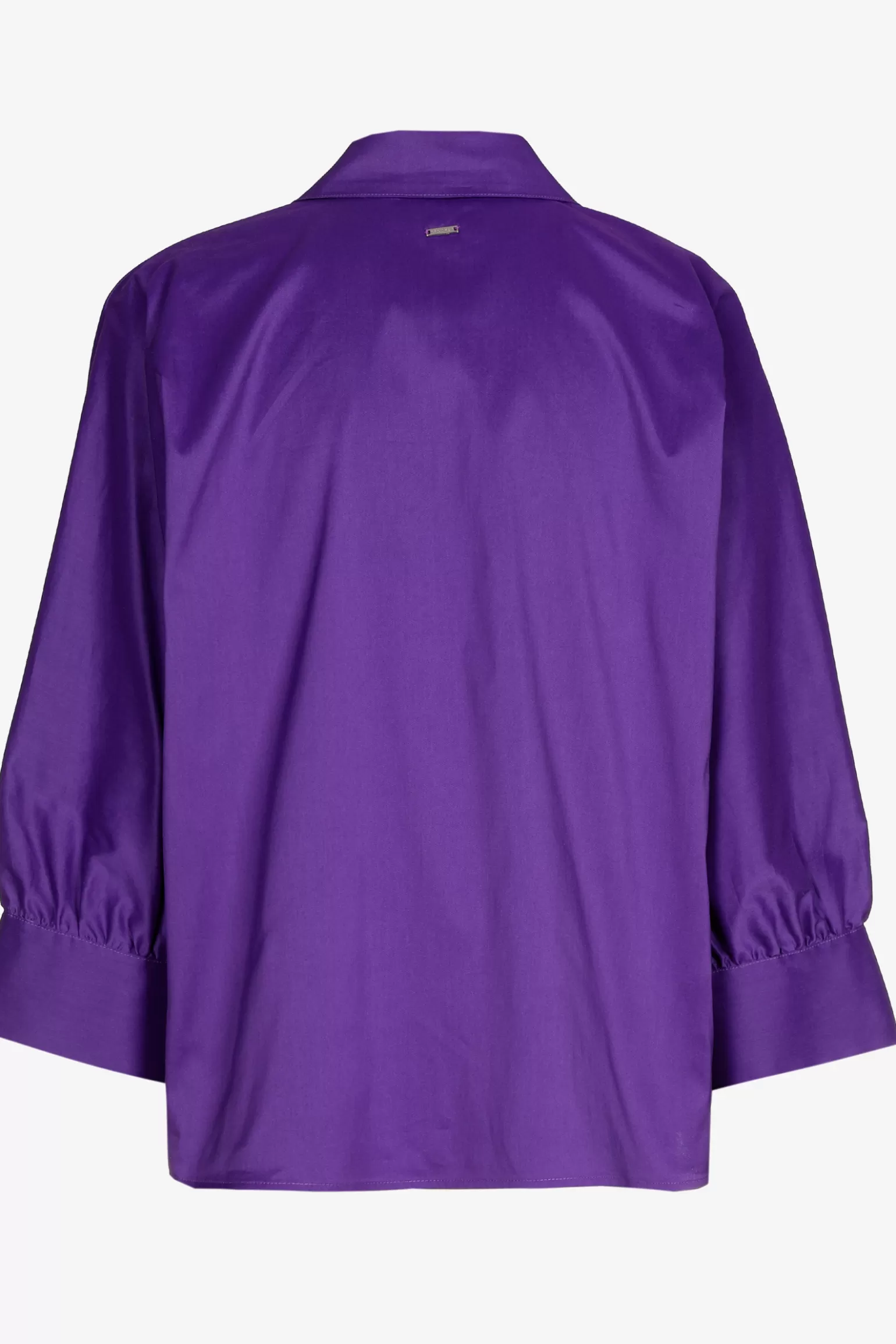 Volumineuze blouse met hemdkraag-Xandres Store