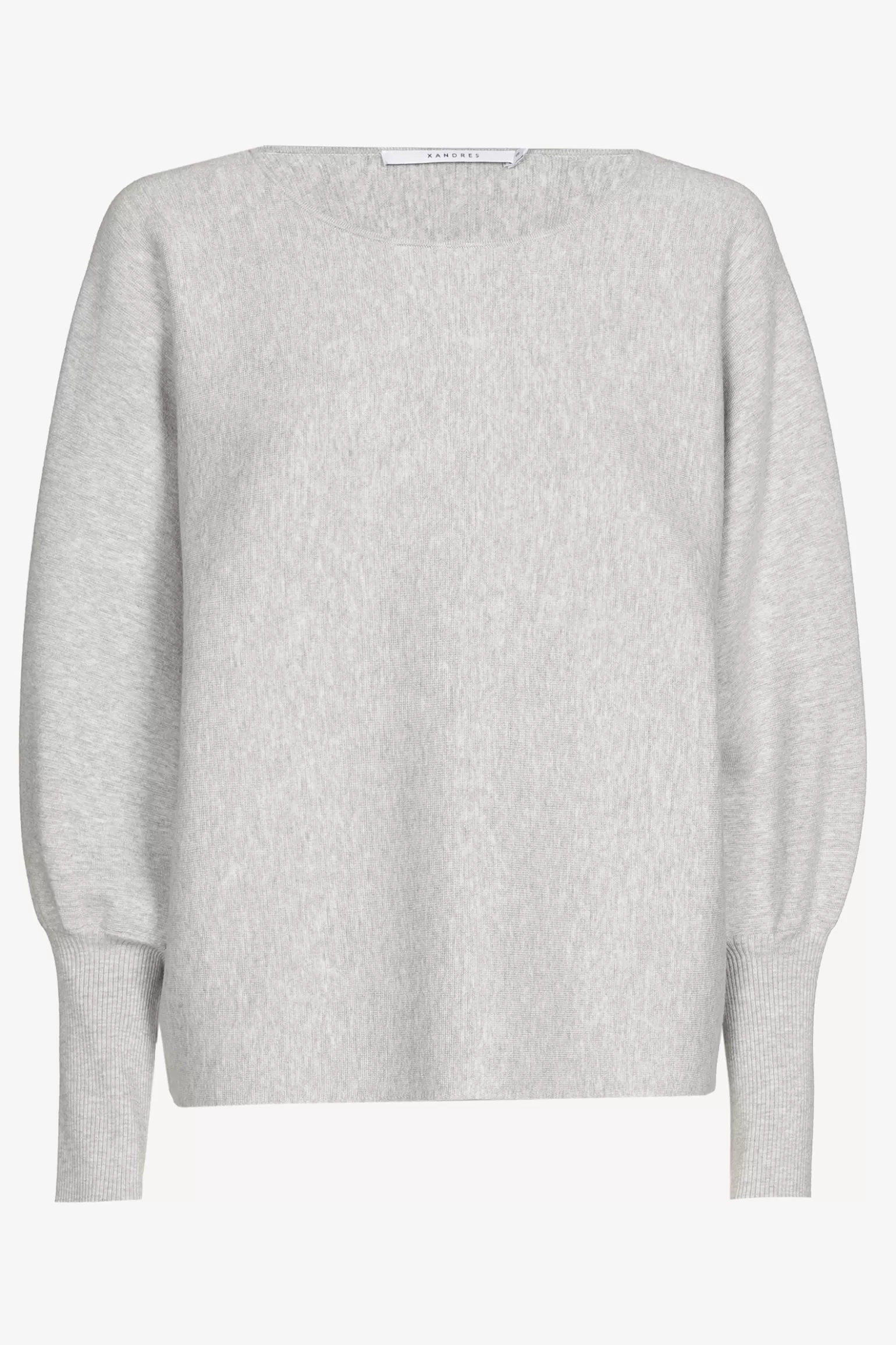 Volumineuze pull met boothals-Xandres Cheap