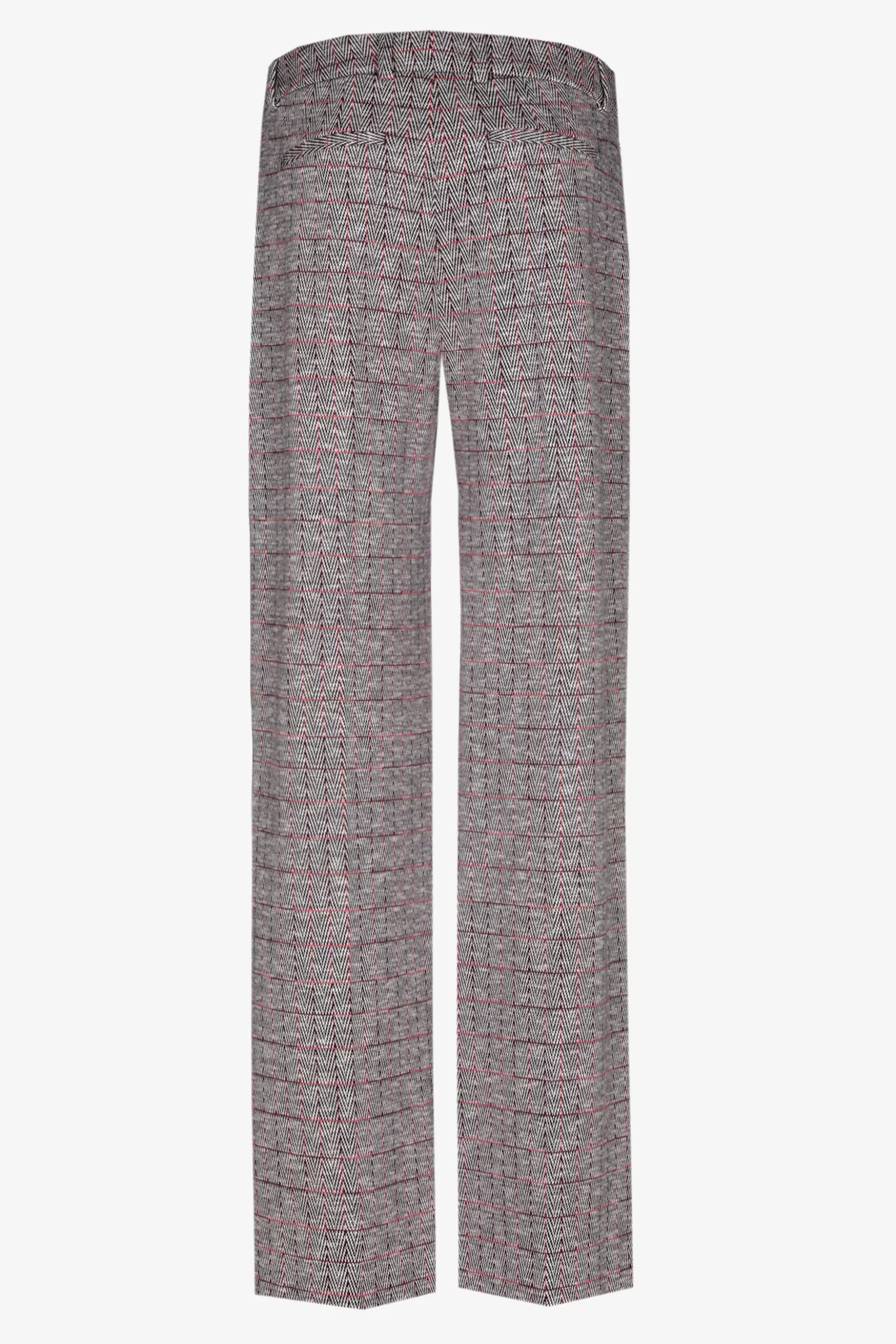Zachte broek met ruiten-Xandres Store