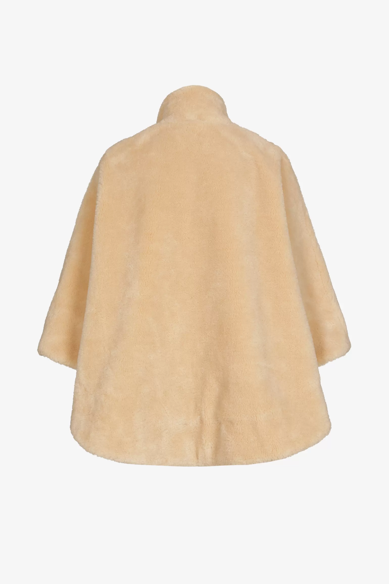 Zachte poncho in teddystof-Xandres Best Sale