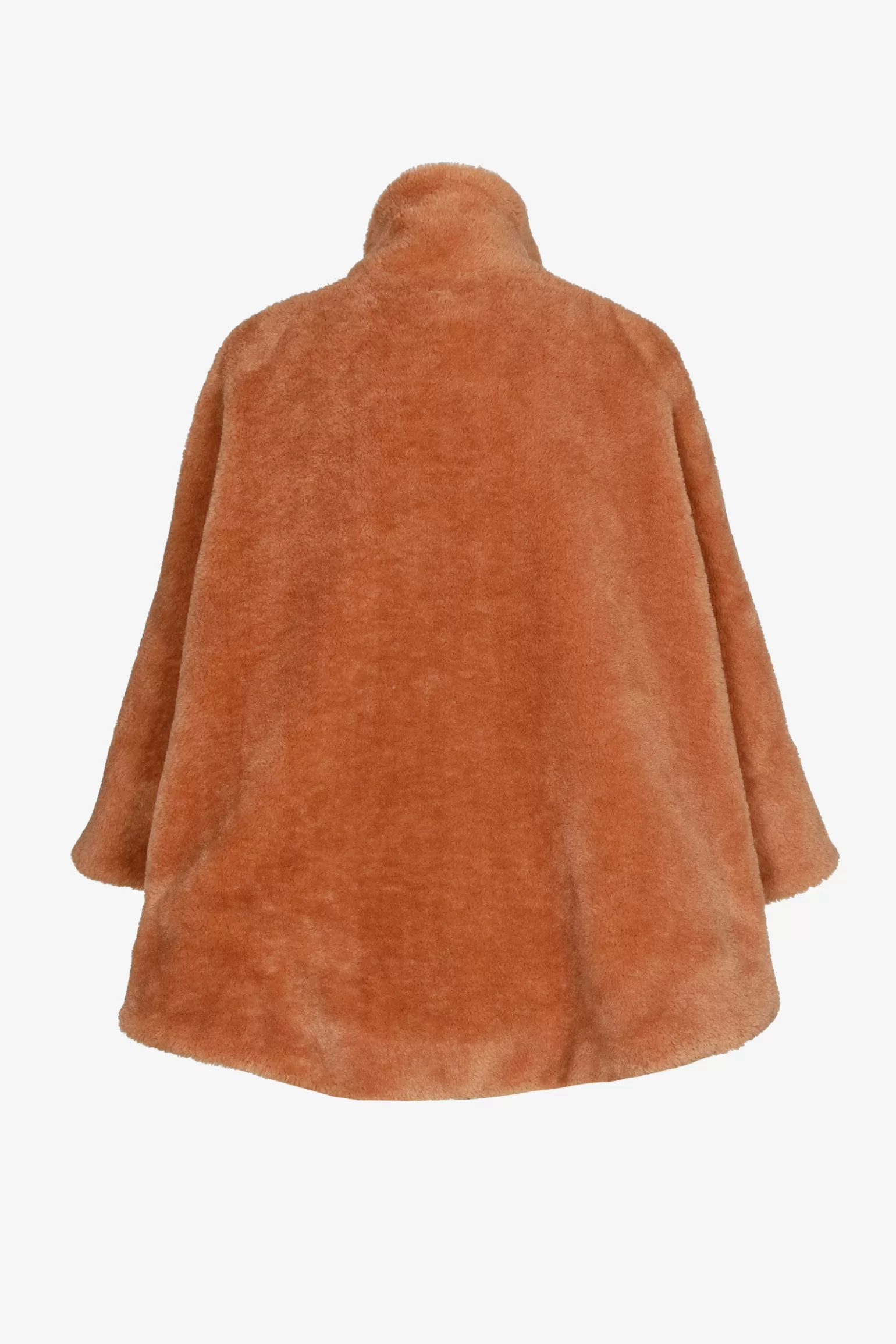 Zachte poncho in teddystof-Xandres Sale