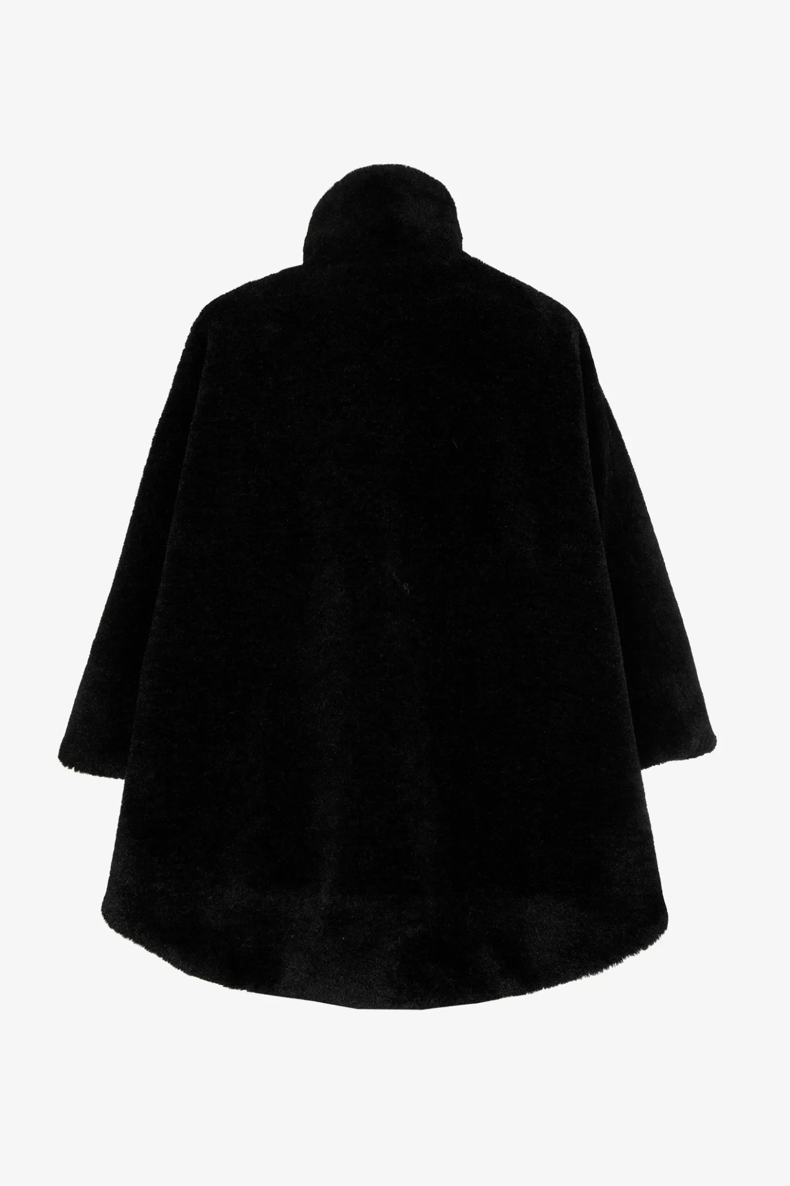 Zachte poncho in teddystof-Xandres Best