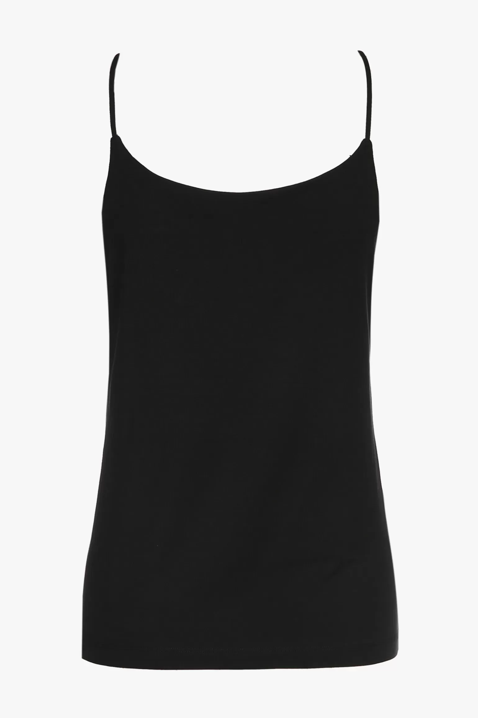 Zwarte top met spaghettibandjes-Xandres Discount